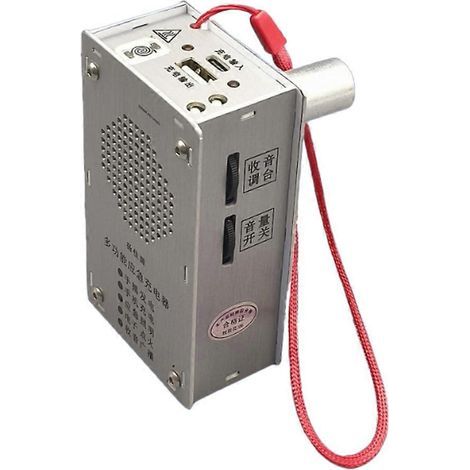 Générateur à manivelle multifonction avec allume-radio et lampe torche, chargement USB (1/5)