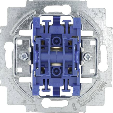 Busch-Jaeger Insert Interrupteur pour gamme, Bouton à bascule Reflex SI, Reflex SI Linear bleu gentiane (RAL 5010) 2000 (1/4)