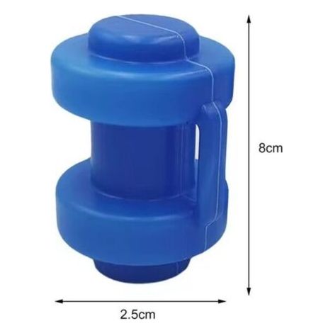 QORVA-Capuchons De Poteaux De Trampoline Filet Sécurité Des Embouts Pièces Détachées Trampolines Chapeau De Mât Trampoline Accessoires De Trampoline Pour Filet Crochet Trampoline Alimentation Bleu,10 