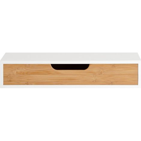 Estante de Pared con Cajón, Estante Estantería para la Sala, Estilo Moderno FRG92-WN SoBuy ES (1/5)