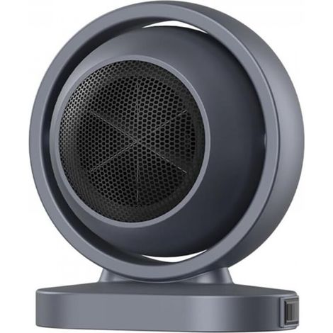 380 W Chauffage Électrique Portable Ventilateur de Bureau Poêle Souffleur D'Air Chaud Mini Chauffage Maison Bureau Réchauffeur de Pièce (1/5)