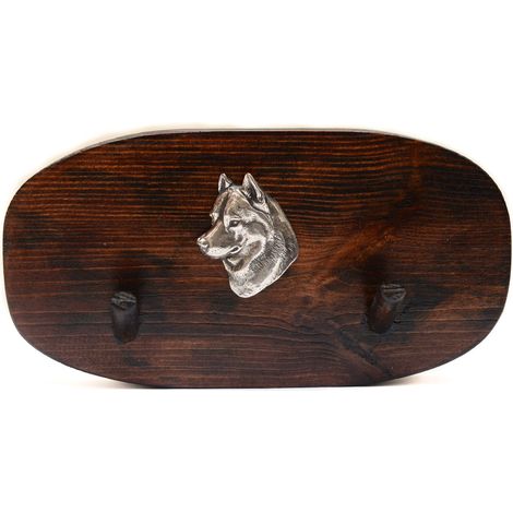 Siberian Husky, Siberian Husky - gancio per accessori, gancio per medaglie con un cane, ganci per chiavi di Art-Dog (1/5)