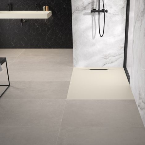 Receveur extra-plat 120x80 Kineline BPC sable - KINEDO RD2002S (1/2)