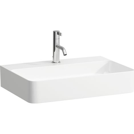 LAUFEN VAL Lavabo sobre encimera, 1 agujero para grifo, sin