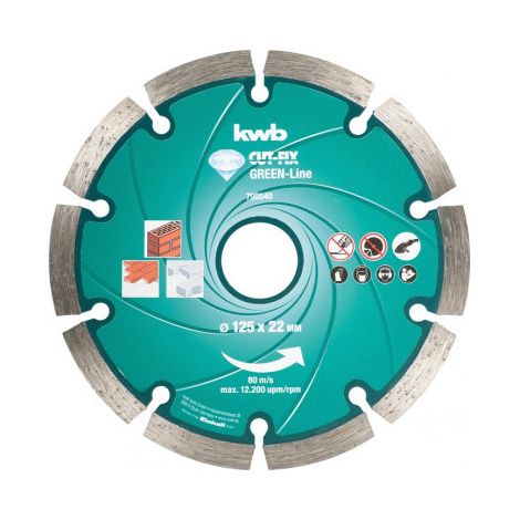 kwb 798540 accesorio para amoladora angular Corte del disco (1/4)