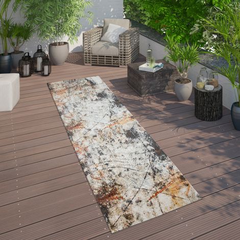 Paco Home In- & Outdoor-Teppich Für Balkon Und Terrasse, Mit Vintage-Muster, In Bunt 60x100 cm