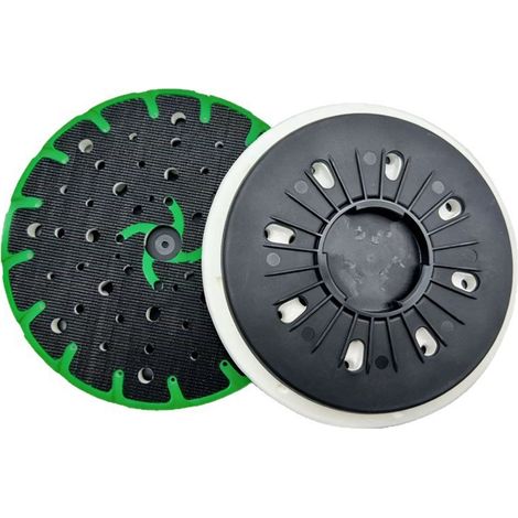 Plateau de ponçage 150mm – Système pour aspiration efficace – Dureté mou – Fixation FastFix - MJ2-FX-W-HT (1/2)