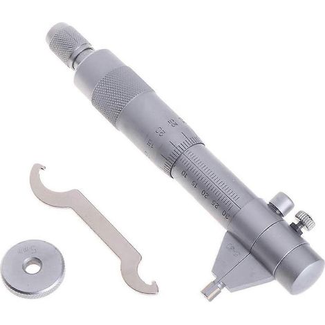 Micromètre interne 5-30 mm, précision 0,01 mm, acier inoxydable (1/5)