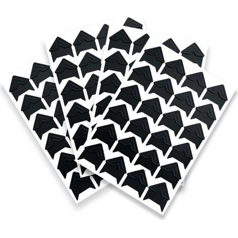 Schwarze Fotoecken, 96 Stück – Papier, selbstklebend (1/2)