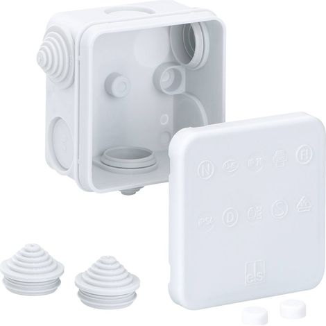 Spelsberg 32097001 Boîte de raccordement (L x l x H) 75 x 75 x 42 mm gris IP55 1 pc(s) Y462602
