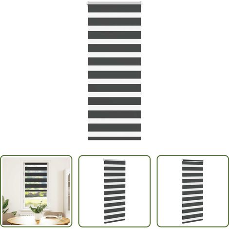 Doppelrollo -  Doppelrollo Schwarz 60x150 cm Stoffbreite 55,9 cm Polyester (1/5)