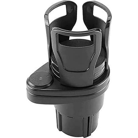 Verstellbarer 2-in-1-Multifunktions-Wasserflaschenhalter, ausziehbarer Becherhalter, Kfz-Adapter