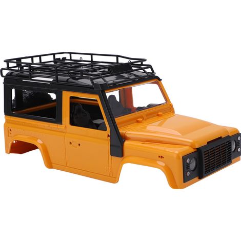 Coque multifonctionnelle jaune pour voiture RC 90 99 99S à l'échelle 1:12, idéale pour le bricolage et la modification. (1/5)