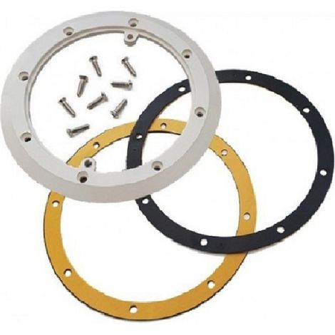 Flangia in PVC e guarnizioni 2" per scarico fondo
