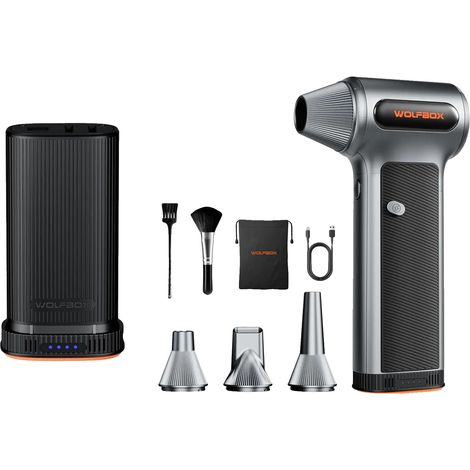 Soplador de aire eléctrico, presión de viento de 320 g, motor sin escobillas recargable, MF200 ADD BATTERY (1/2)