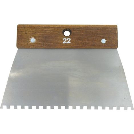 Peigne Cambre Dent Carrée 6x6 Application Colle Carrelage - Outibat (1/2)