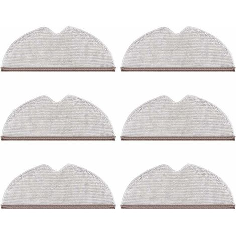 6 Pack Cleaning Cloth for Xiaomi Roborock S5 S50 S51 S55 S6 S6 MAXV S5 MAX Q7 Q7+/Q7 MAX+ E4 /E5 S6 Pure Vacuum Cleaner (1/5)