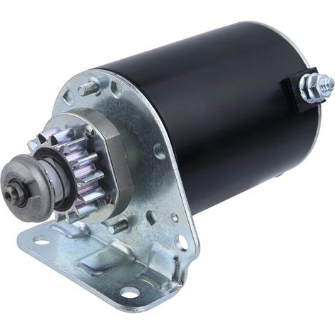 Motor de arranque para motores BS de 14,5, 16, 16,5, 17, 17,5, 18, 18,5 y 19,5 caballos de fuerza, con engranajes de acero de 14 dientes, adecuado para marcas como Cub Cadet, John Deere E100, 110, D10 (1/5)
