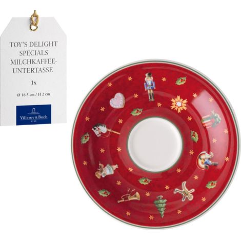 sous-tasse pour expresso, dessous de tasse, petite assiette en porcelaine, vaisselle de Noël, 12 cm Ø, résistant au lave-vaisselle et au four à micro-ondes (1/5)