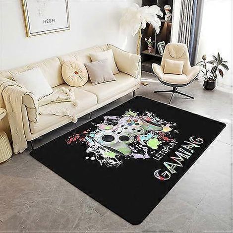 Tapis de jeu pour garçons, style gaming cool, tapis de chambre, déco chambre garçon, jeux vidéo, tapis de chambre ado style 7 (1/5)
