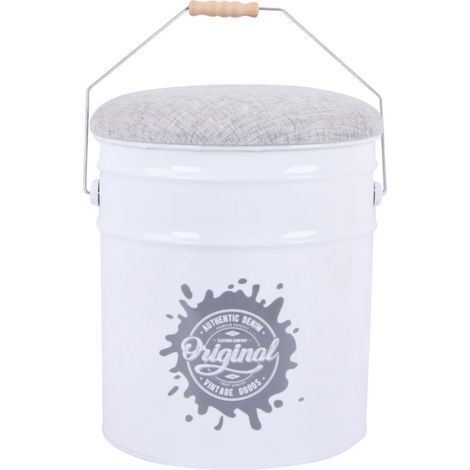 Signes Grimalt Tabourets de meubles Taburete auxiliaire blanc 30x30x40cm 24393 (1/5)
