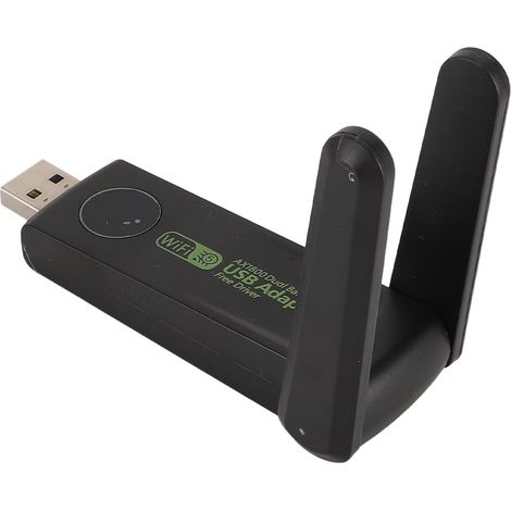 Adaptateur réseau sans fil USB professionnel Gigabit double bande 2,4 GHz/5 GHz 150 Mbps avec émetteur-récepteur pour ordinateur de bureau et portable. (1/5)