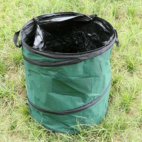 reno – 100L faltbarer runder Stoffmüllsack für Garten und Laub (1/2)