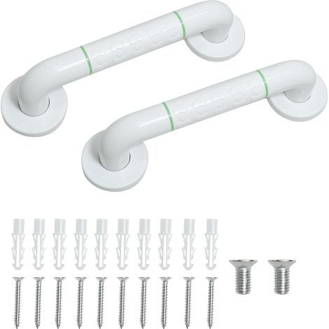 Barres d'appui antidérapantes pour salle de bain - Poignées de soutien de sécurité pour personnes âgées