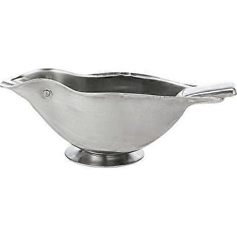 Saucière en acier inoxydable, pichet en métal avec bec verseur anti-goutte, récipient à vinaigrette pour la maison, le restaurant et le dîner ( ) (1/2)