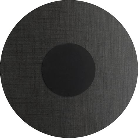Solaris Applique da Parete Nera con Paralume Antracite 12W 3000K CRI90 IP20 - Rossini Group, Illuminazione LED di Design per Interni (1/5)