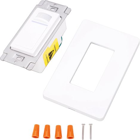 Interrupteur détecteur de mouvement WiFi 2,4 GHz, Smart Switch pour éclairage, capteur de présence 110‑125V (1/5)