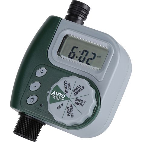 Contrôleur d'irrigation de jardin extérieur, électrovanne, minuterie, dispositif d'arrosage automatique (1/5)
