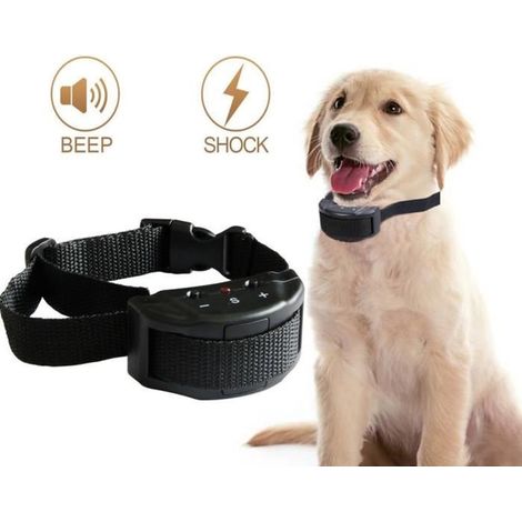 Collier de chien sans choc d\'écorce Anti-aboiement avec 7 niveaux de sensibilité (1/4)