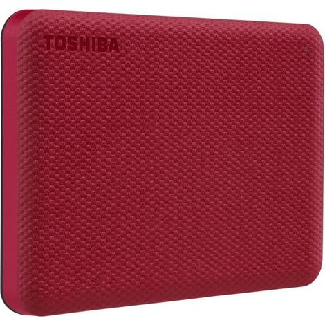 External hard drive - TOSHIBA - Canvio Advance - 1 TB - Red (1/4)