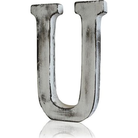 Lettres Shabby Chic - U- Vendu par 1