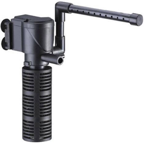 Pompe Submersible Aquarium avec Filtre, 3W 300L/H, Pompe à Eau Filtre, Réservoir pour Organismes Aquatiques, Bassin, Hydroponique (RS-602)