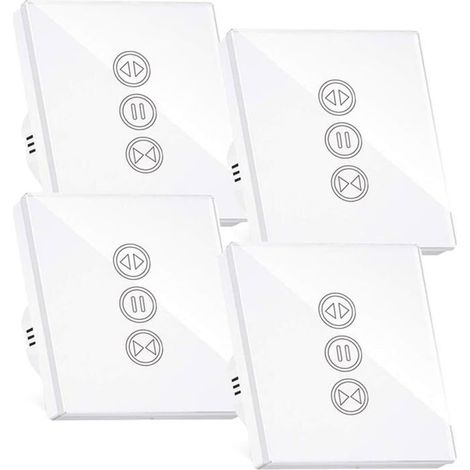 Interrupteur connecté pour volets roulants – Commande vocale et tactile – Compatible Alexa et Google Home (1/5)