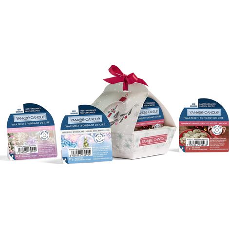 Yankee candle - snow globe wonderland scented wax gift set 220g (1/5)