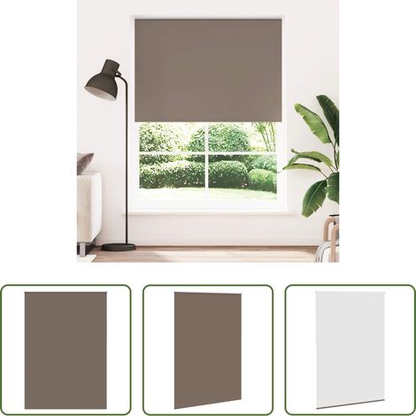 Lichtdurchlässigkeit -  Verdunkelungsrollo 164,4 x 230 cm, Stoffbreite 160 cm, Kaffeebraun (1/5)