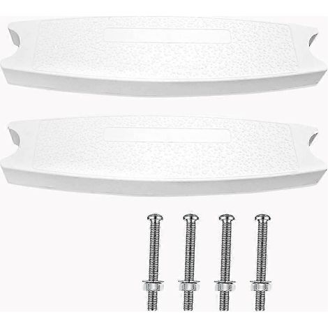 Lot de 2 marches de rechange universelles pour échelle de piscine, 45,7 cm (18 pouces), en plastique moulé robuste. (1/5)