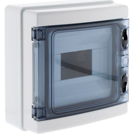 Coffret électrique étanche IP65 12 modules – Protection contre la poussière et projections d'eau – Norme CE – Pour environnements difficiles (1/5)