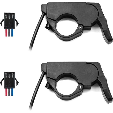 2X Ebike Throttle Démontage Thumb Throttle Gauche/Droite 109R Hand Finger Throttles pour 12V-72V Vélo Électrique A (1/5)