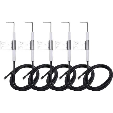Lot de 5 électrodes d'allumage pour barbecue Nexgrill 720-0830H 720-0830D 720-0888 720-0888N 5 brûleurs à gaz pour pièces de rechange