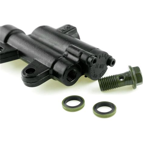Maître-cylindre de frein arrière en métal de 10 mm pour moto tout-terrain, quad et moto. (1/5)