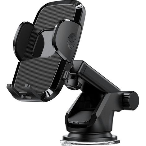 Support de téléphone de voiture universel à ventouse rétractable, rotation à 360°, pour la navigation. (1/5)