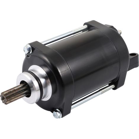 Starter assembly for KAWASAKI Z1000 with 9-tooth pinion, compatible with original equipment quality starters for motorcycles from model years 2010-2013.