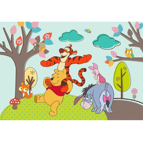 Graham & Brown Winnie The Pooh Disney Nursery Mural Wallpaper Paste The Wall (1/4)