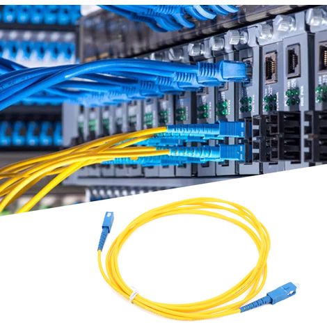 SC/UPC-SC/UPC-SM-DX-3.0-3M-PVC Glasfaser-Patchkabel (1/5)