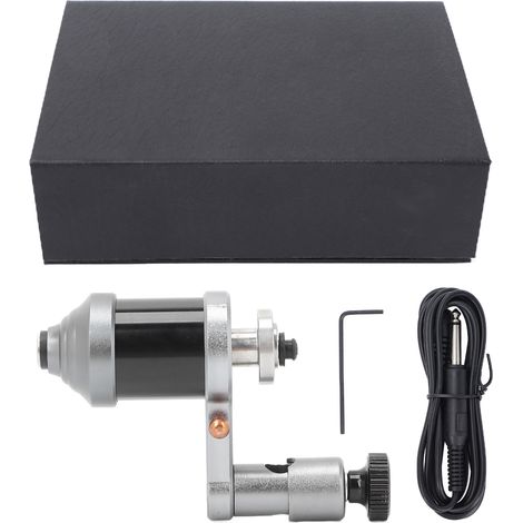Moteur de machine à tatouer professionnel en alliage d'aluminium, réglable liner et shader pour artistes tatoueurs - Gris (1/5)