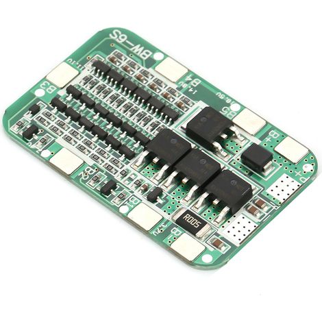 6S 12A 22V 24V Batterieschutzplatine (PCB BMS) für 18650 Lithium-Ionen-Zelle (1/5)
